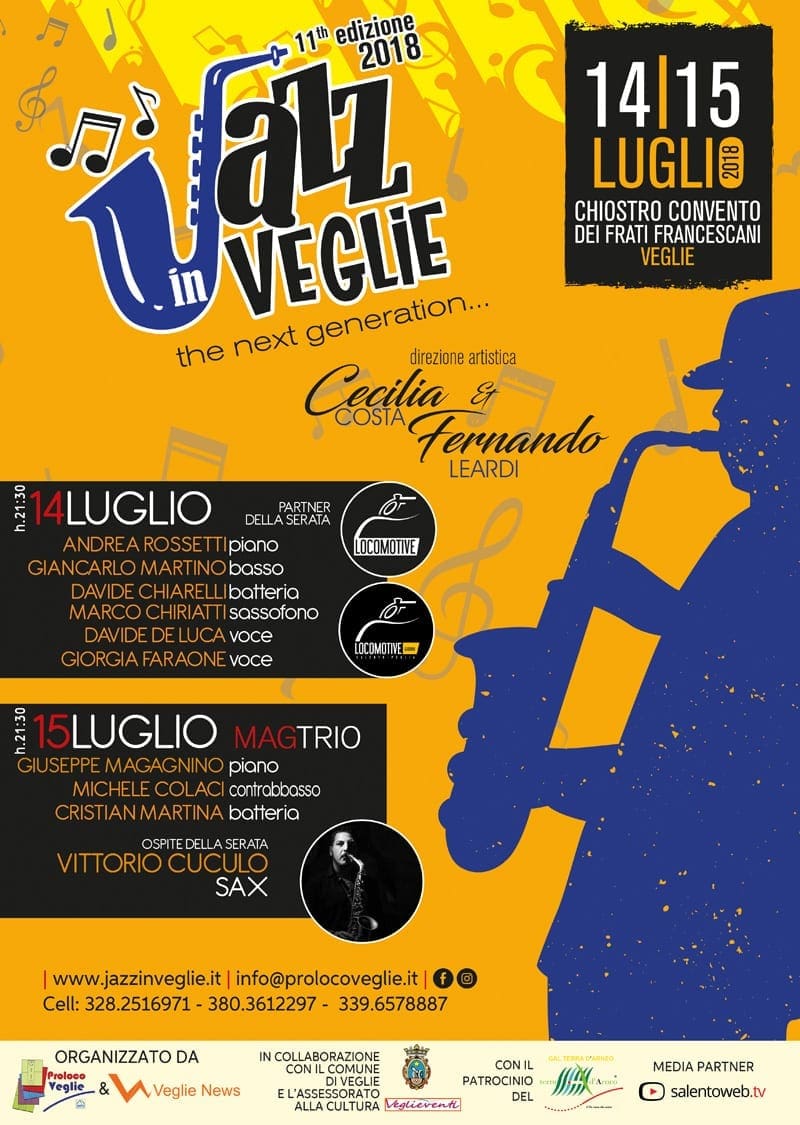 JAZZinVEGLIE 2018 - 11th Edition